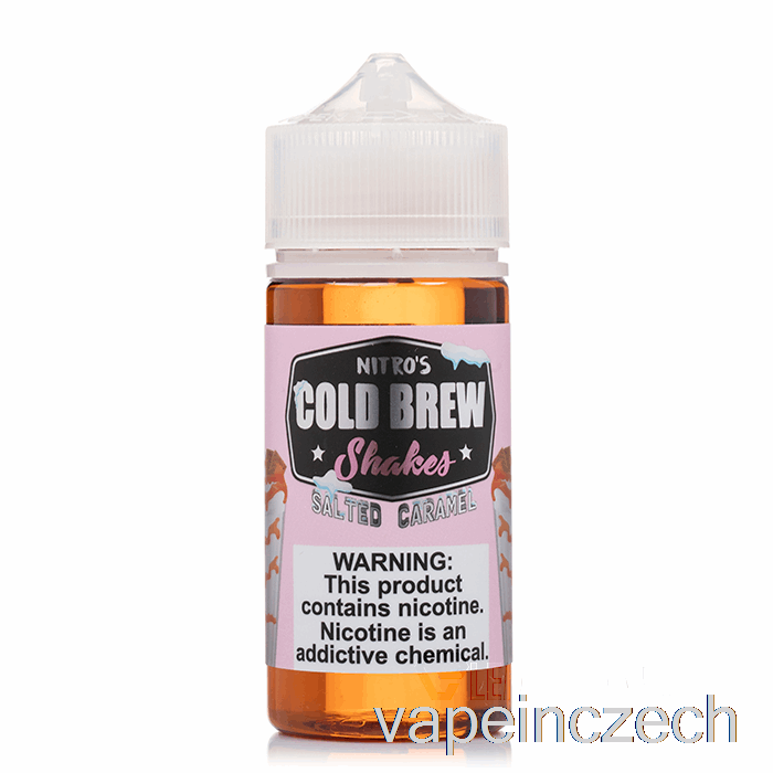 Slaný Karamel - Nitros Cold Brew - 100ml 0mg Vape Bez Nikotinu